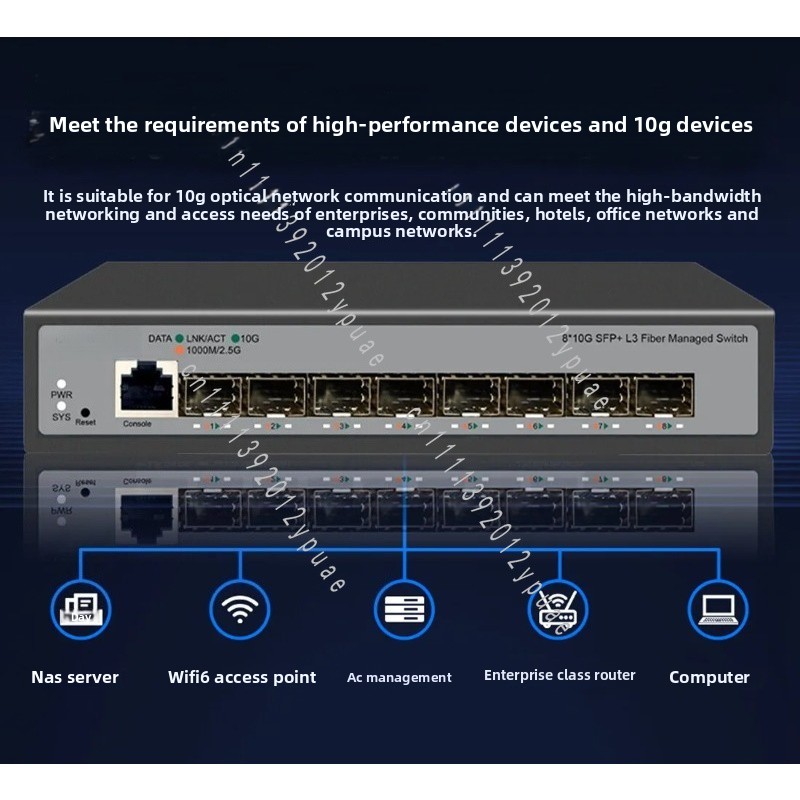 Switch di rete gestito a 8 por - Sfp+ 10G Managed Switch 8 Port recensione e prezzo